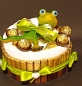 Preview: Handtuchtorte zum Geburtstag mit Glücks Frosch